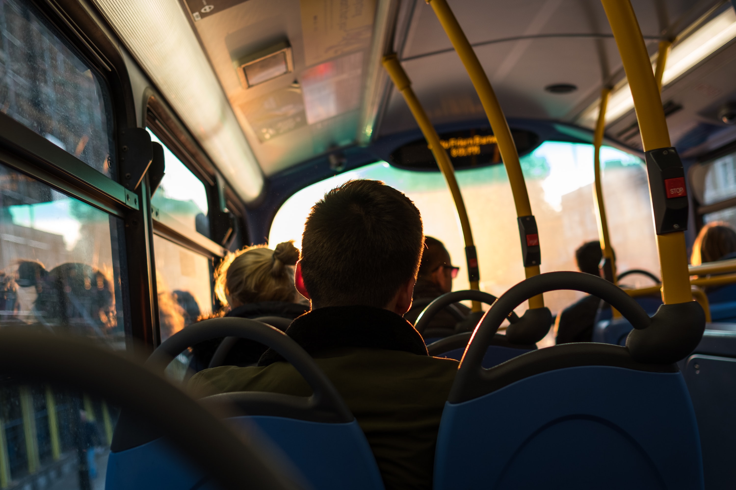 People on a bus in Coventry